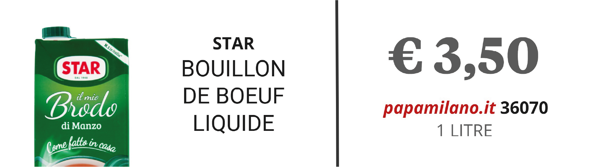 STAR BOUILLON DE BOEUF LIQUIDE